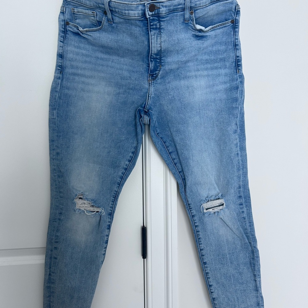Banana Republic Blue Distressed Women's Jeans